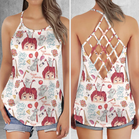 Criss Cross Tank Top - 3LA51MND