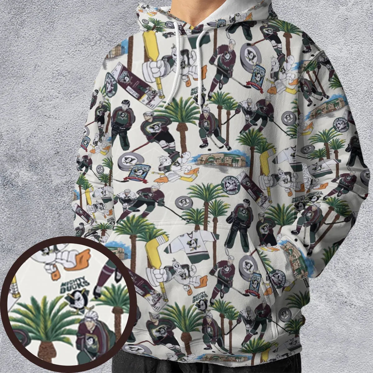All-over Print Hoodie - E2X3Q3FW