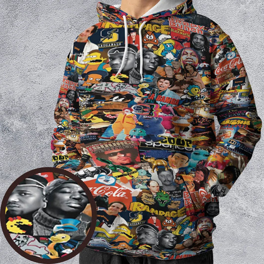 All-over Print Hoodie - 8NCFD3BE
