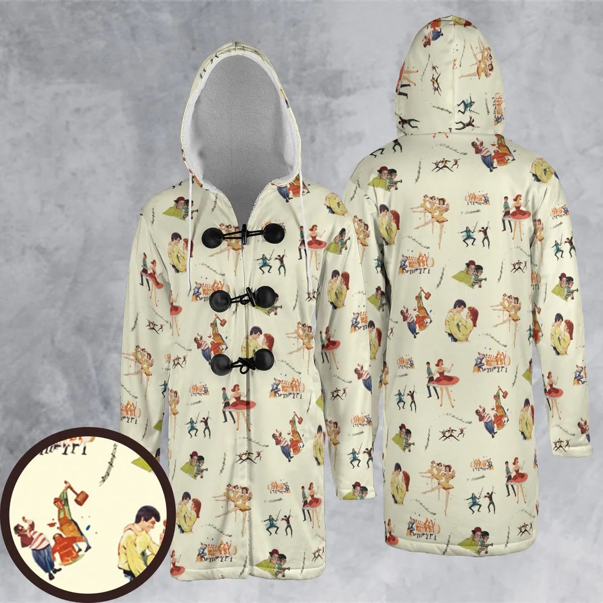 Hooded Cloak Coat - PJSPC44Q
