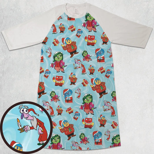 3/4 Sleeve Raglan Dress - WL67W52H