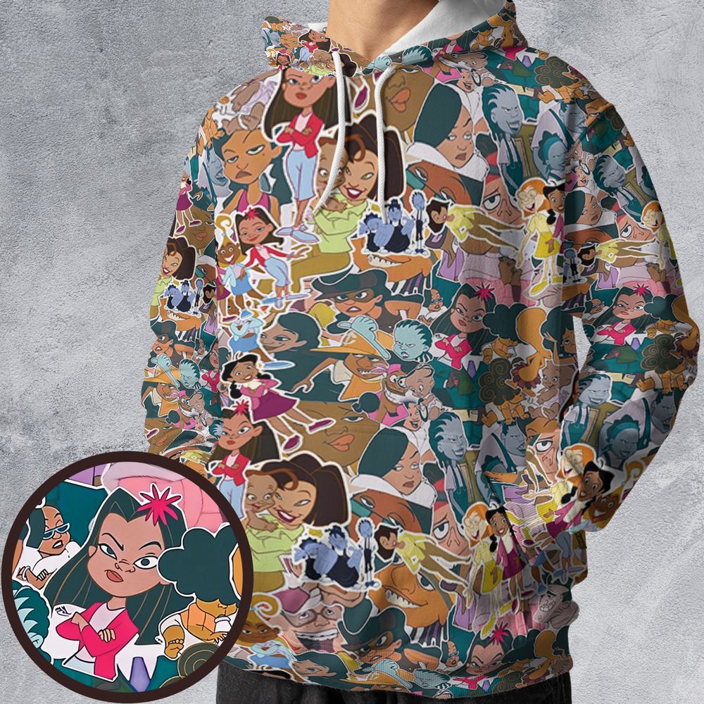 All-over Print Hoodie - T3GBD1KD -  - 1