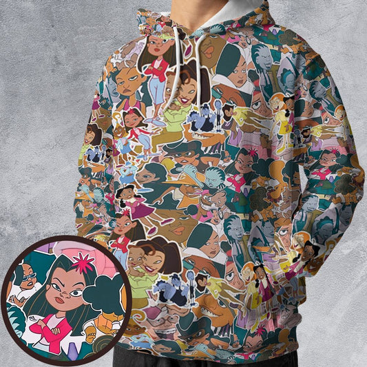 All-over Print Hoodie - T3GBD1KD -  - 1
