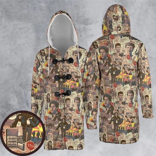 Hooded Cloak Coat - D8PXLTU4