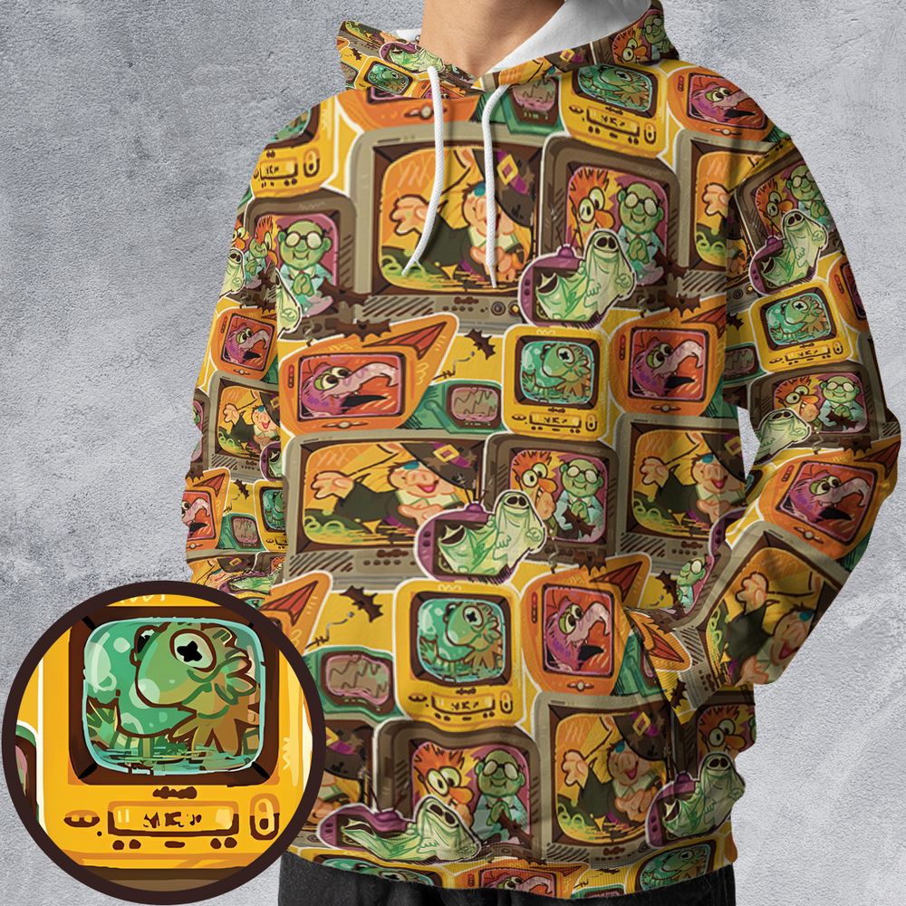 All-over Print Hoodie - RCD9LV5Q -  - 1