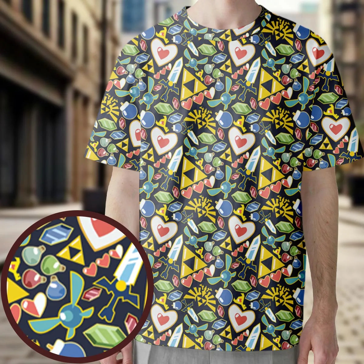 All-Over Print Unisex T-Shirt - P6AHLNBN