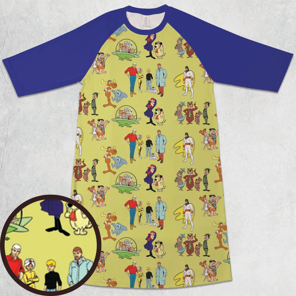 3/4 Sleeve Raglan Dress - LF9XHTFQ
