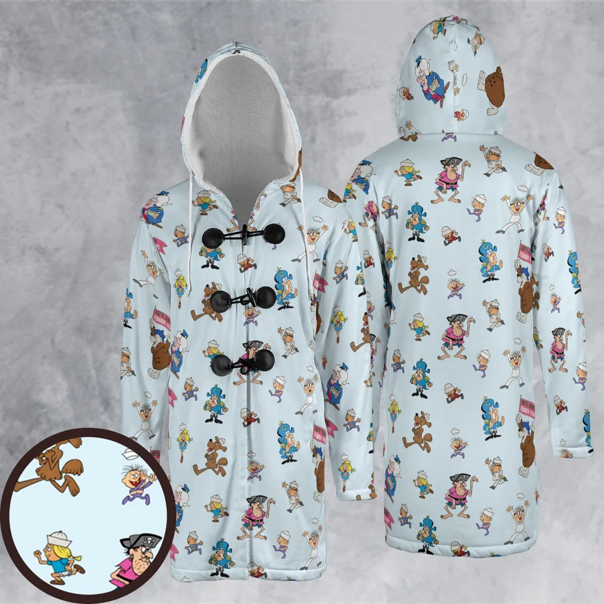 Hooded Cloak Coat - 6RPZF2ZH