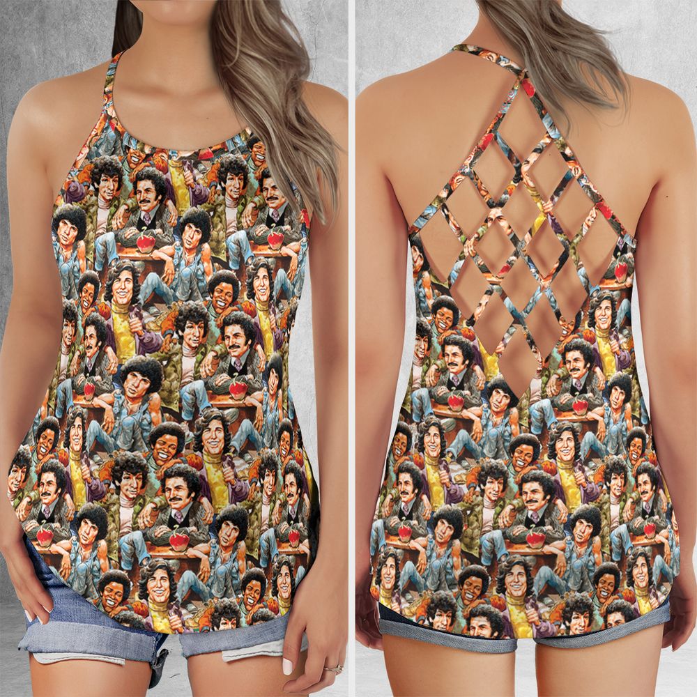 Criss Cross Tank Top - W33DV8GY -  - 1