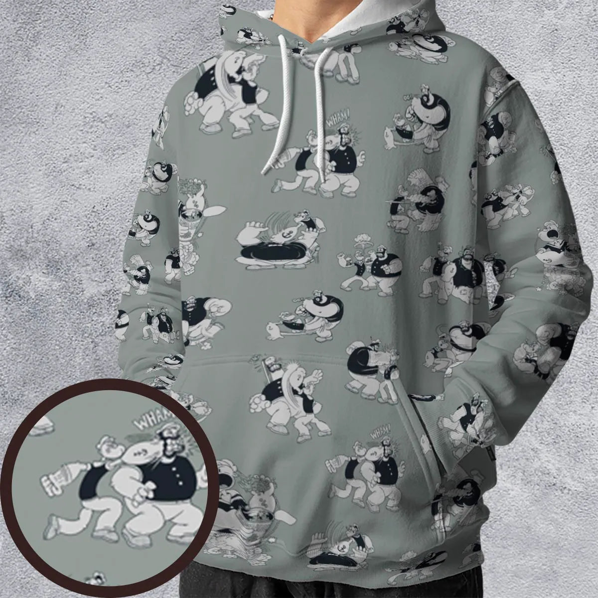 All-over Print Hoodie - HHF5HW3E