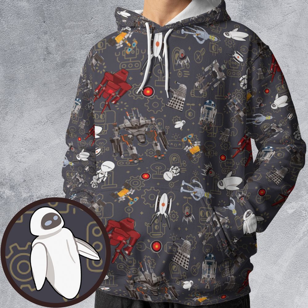 All-over Print Hoodie - HZ5QAJZJ -  - 1