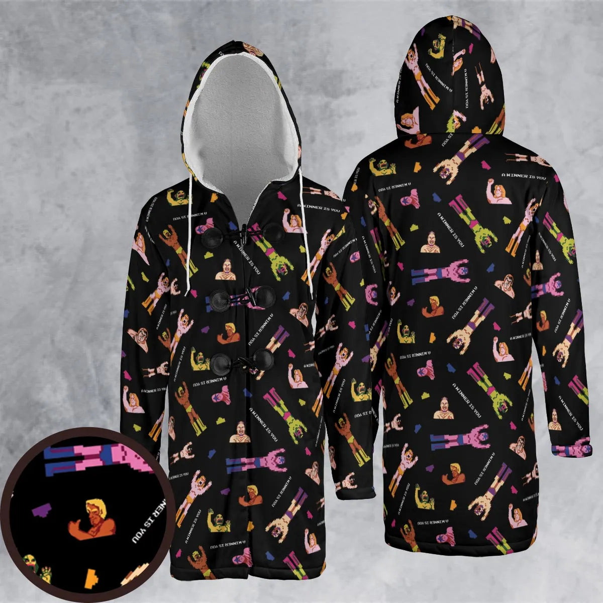 Hooded Cloak Coat - RT1FKCLT