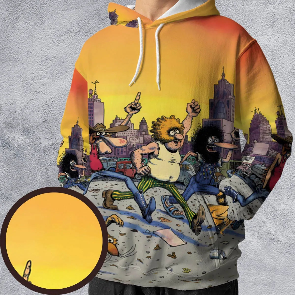 All-over Print Hoodie - 7LM6S54G