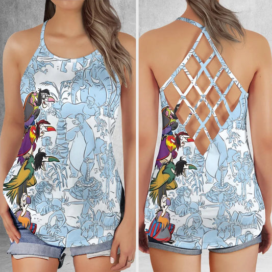 Criss Cross Tank Top - 66BRA55Q