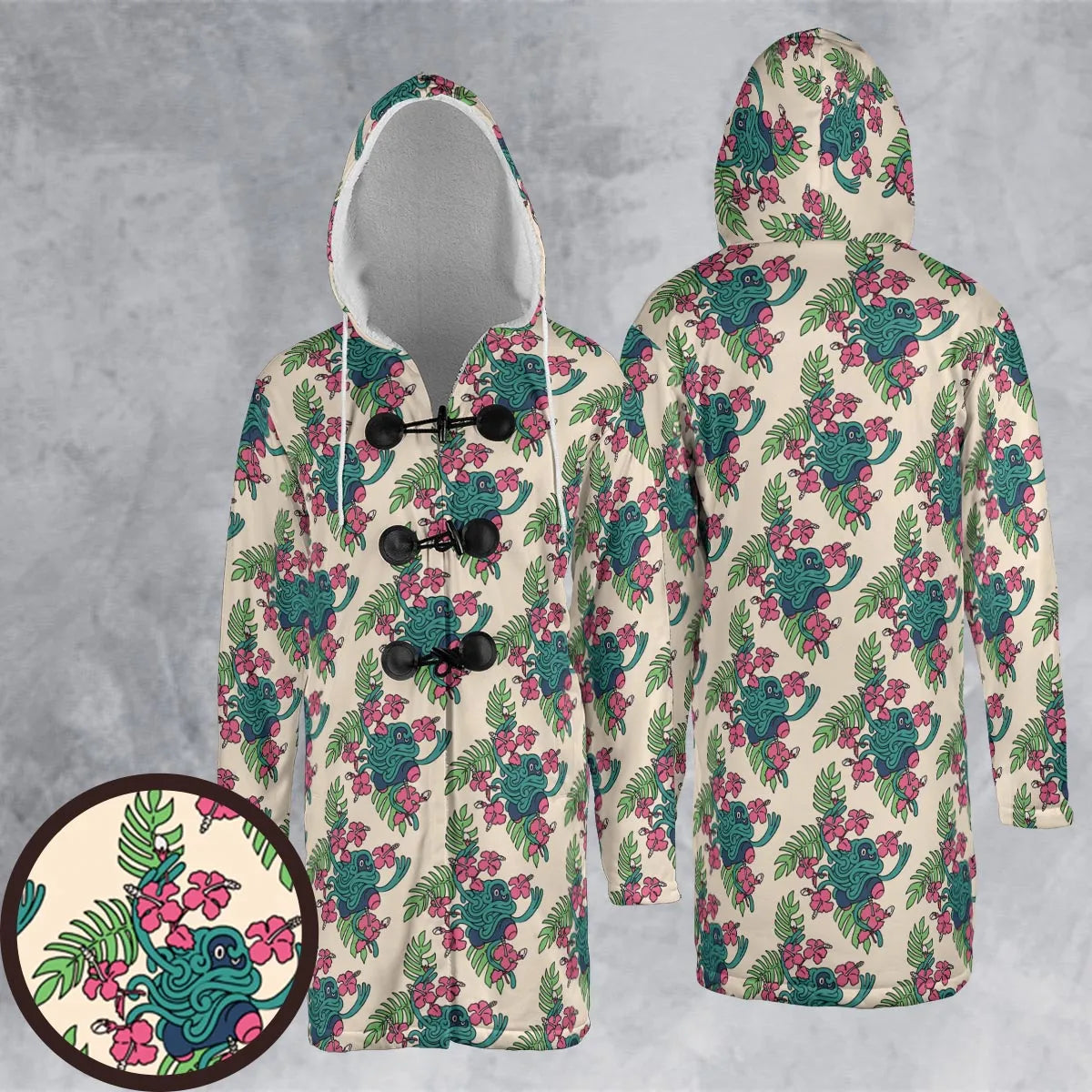 Hooded Cloak Coat - 9FJCUDUM