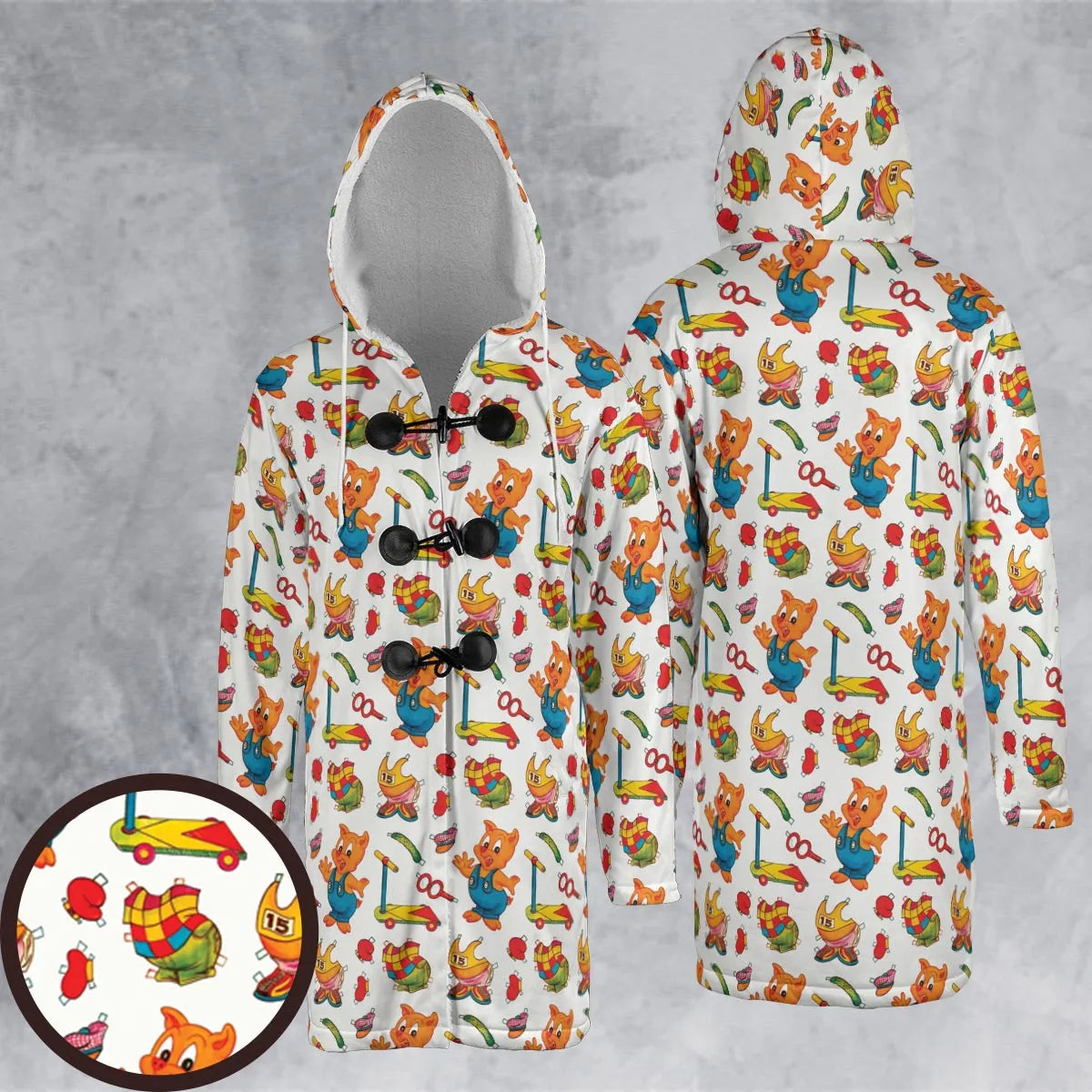 Hooded Cloak Coat - 72FSB6PD