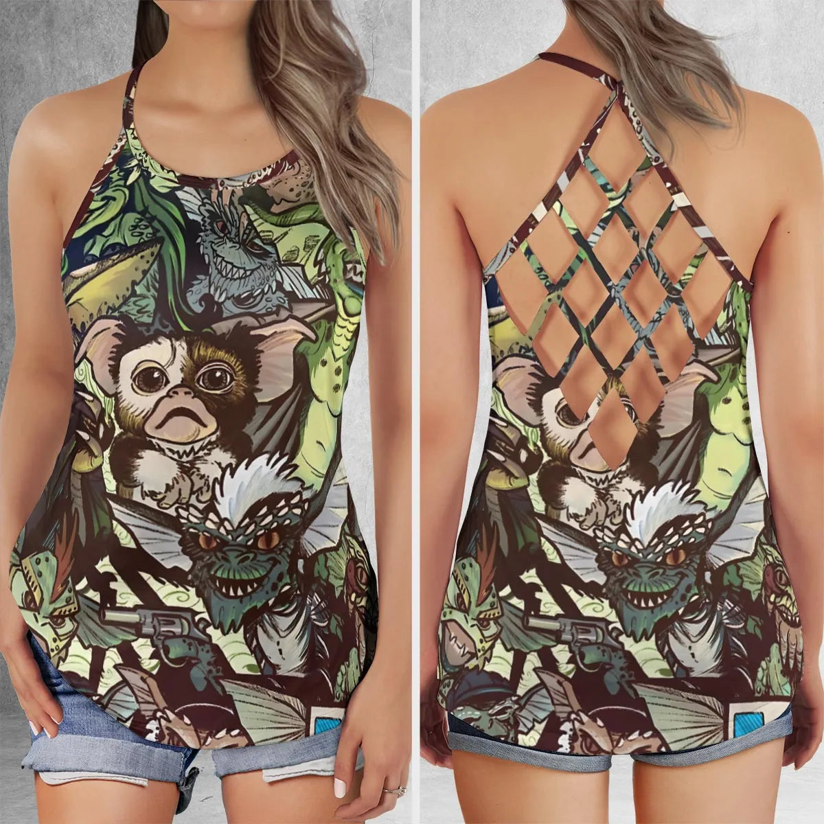 Criss Cross Tank Top - 42FLSQLW