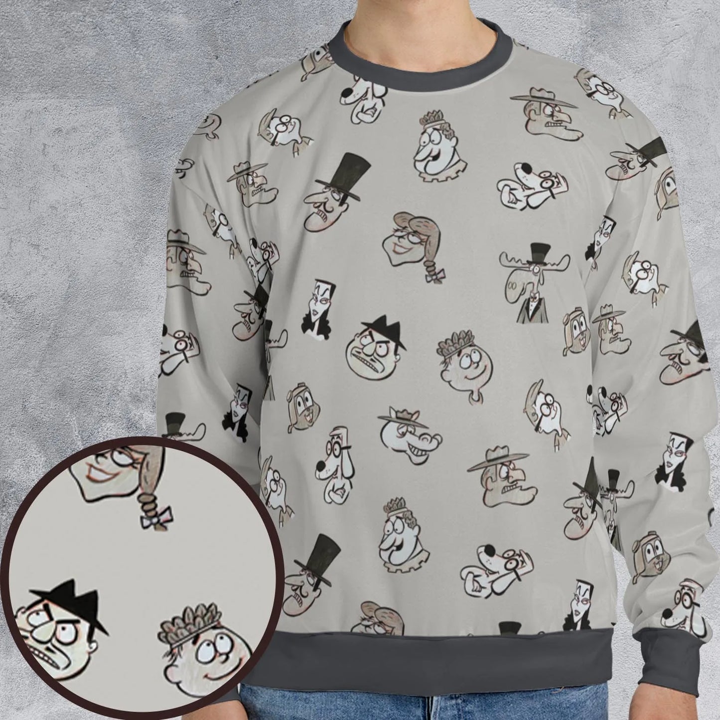 All-over Print Sweatshirt - 51TA1VJX