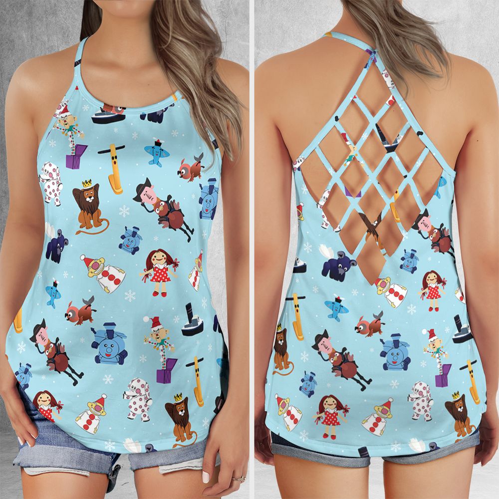 Criss Cross Tank Top - Z18FHFUE -  - 1