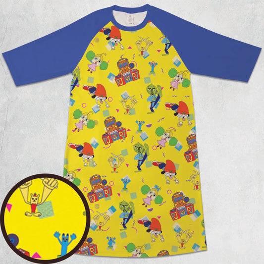 3/4 Sleeve Raglan Dress - 5DDTNUH9