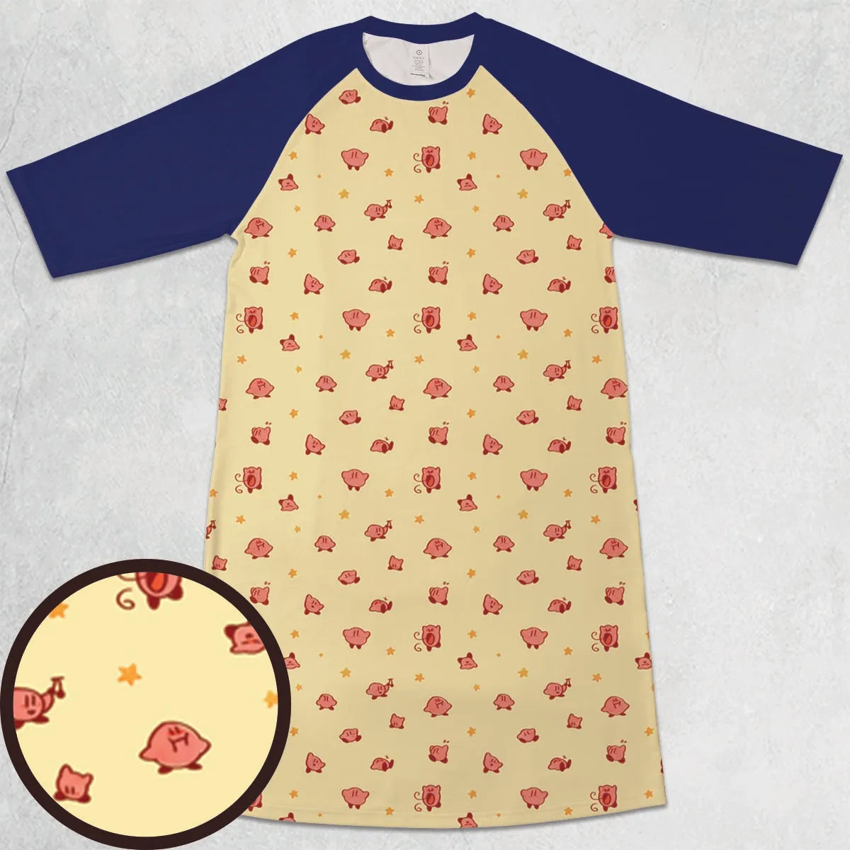 3/4 Sleeve Raglan Dress - T6DBZVYL