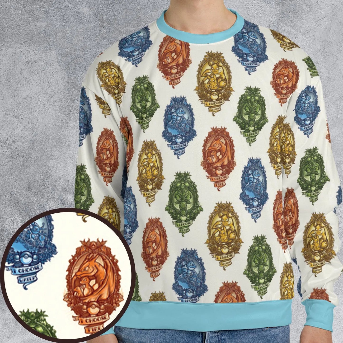 All-over Print Sweatshirt - RBZBKCVE