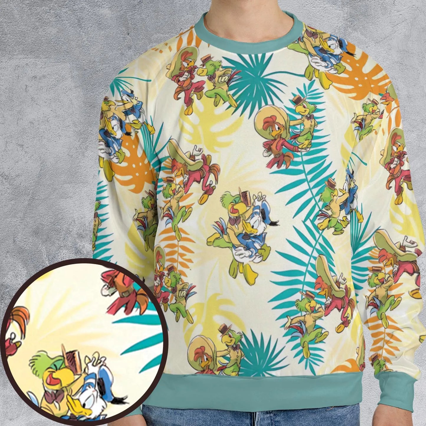 All-over Print Sweatshirt - U5Q8S2PY