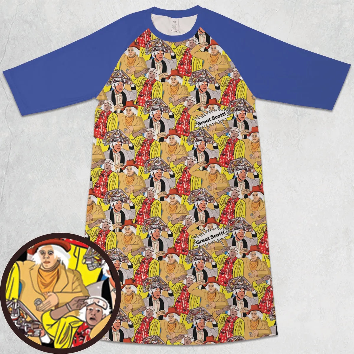 3/4 Sleeve Raglan Dress - L9KS5JQQ