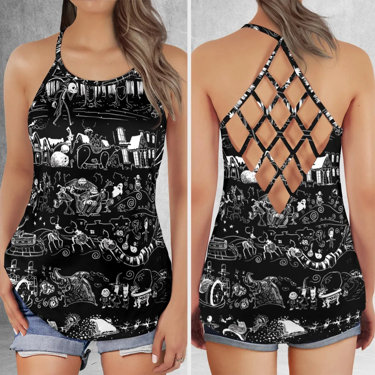 Criss Cross Tank Top - BAPLT7Z7