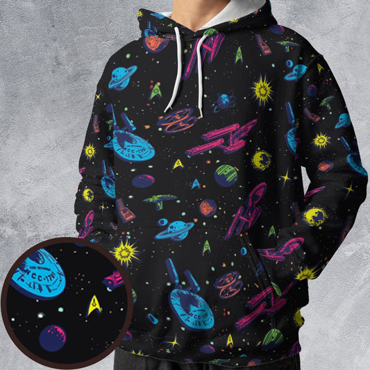 All-over Print Hoodie - CESNLXQR -  - 1