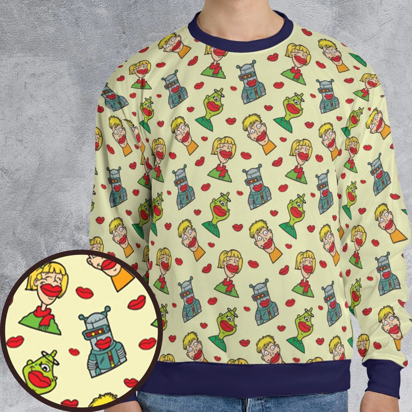 All-over Print Sweatshirt - R98WKHU4