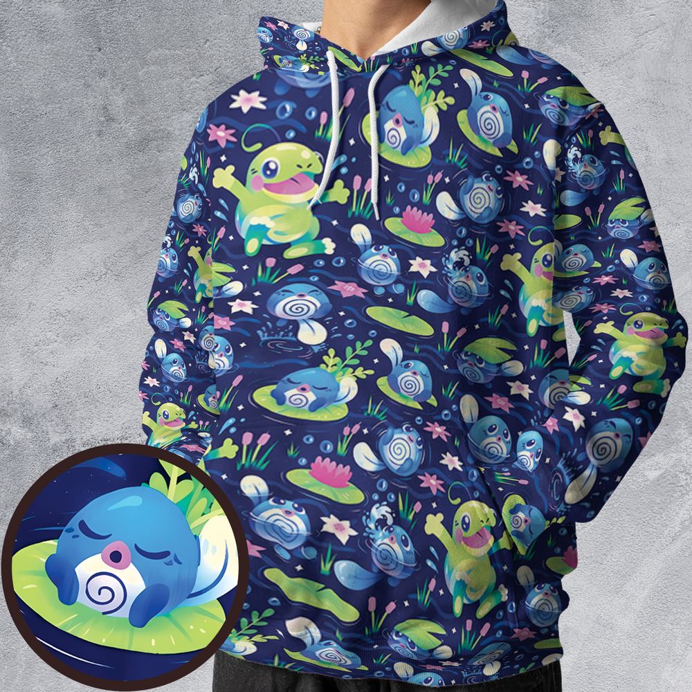 All-over Print Hoodie - 9PZZYCAZ -  - 1