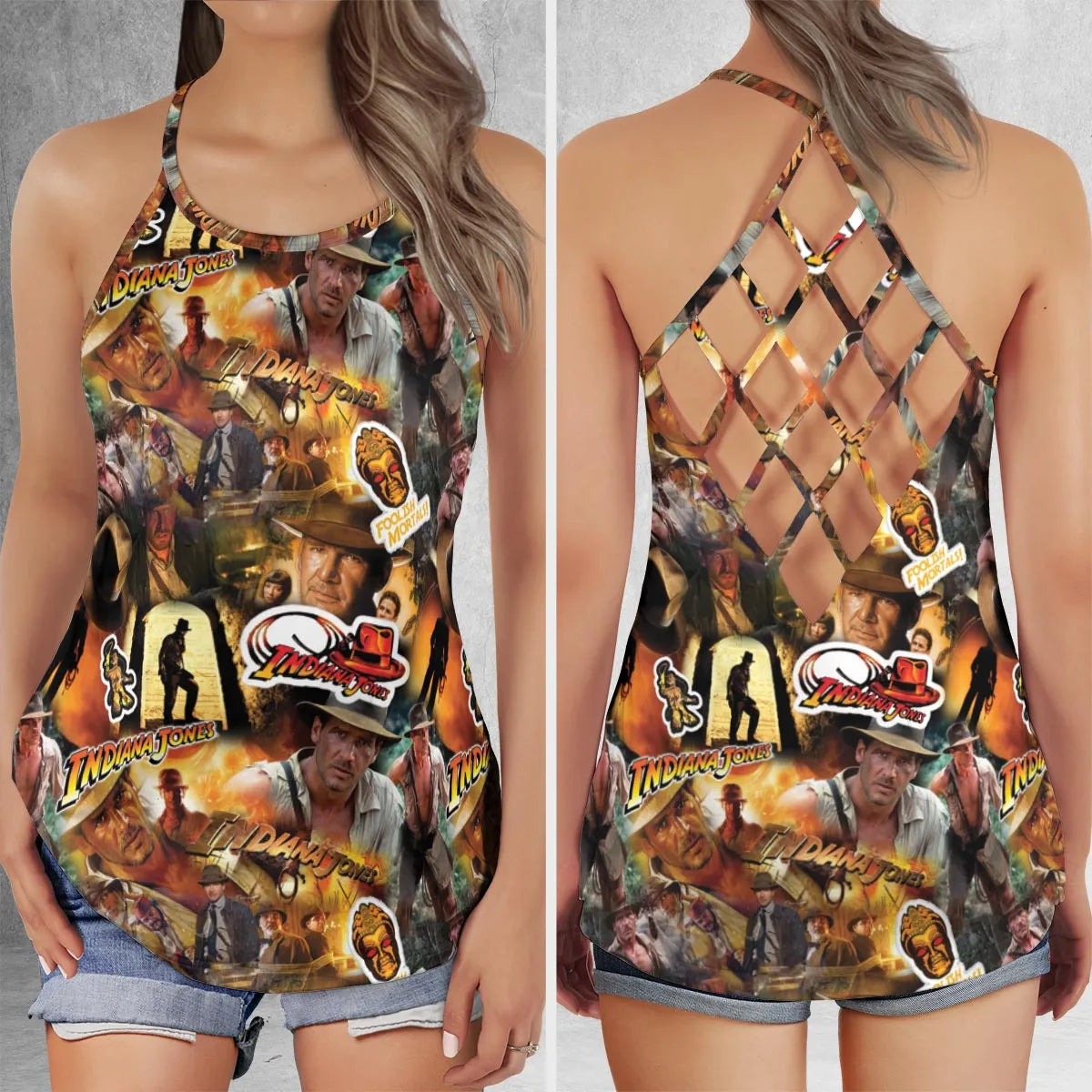Criss Cross Tank Top - UU9GHRNC
