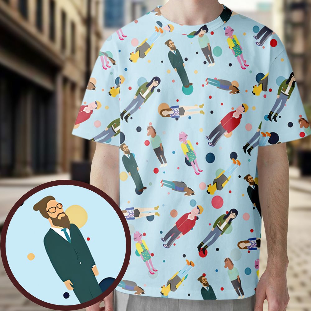 All-Over Print Unisex T-Shirt - RSSVP6ZJ -  - 1