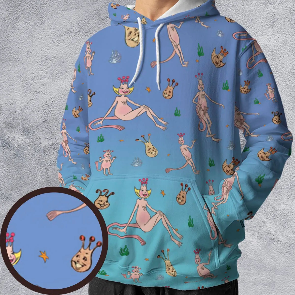 All-over Print Hoodie - F5U3TFTQ