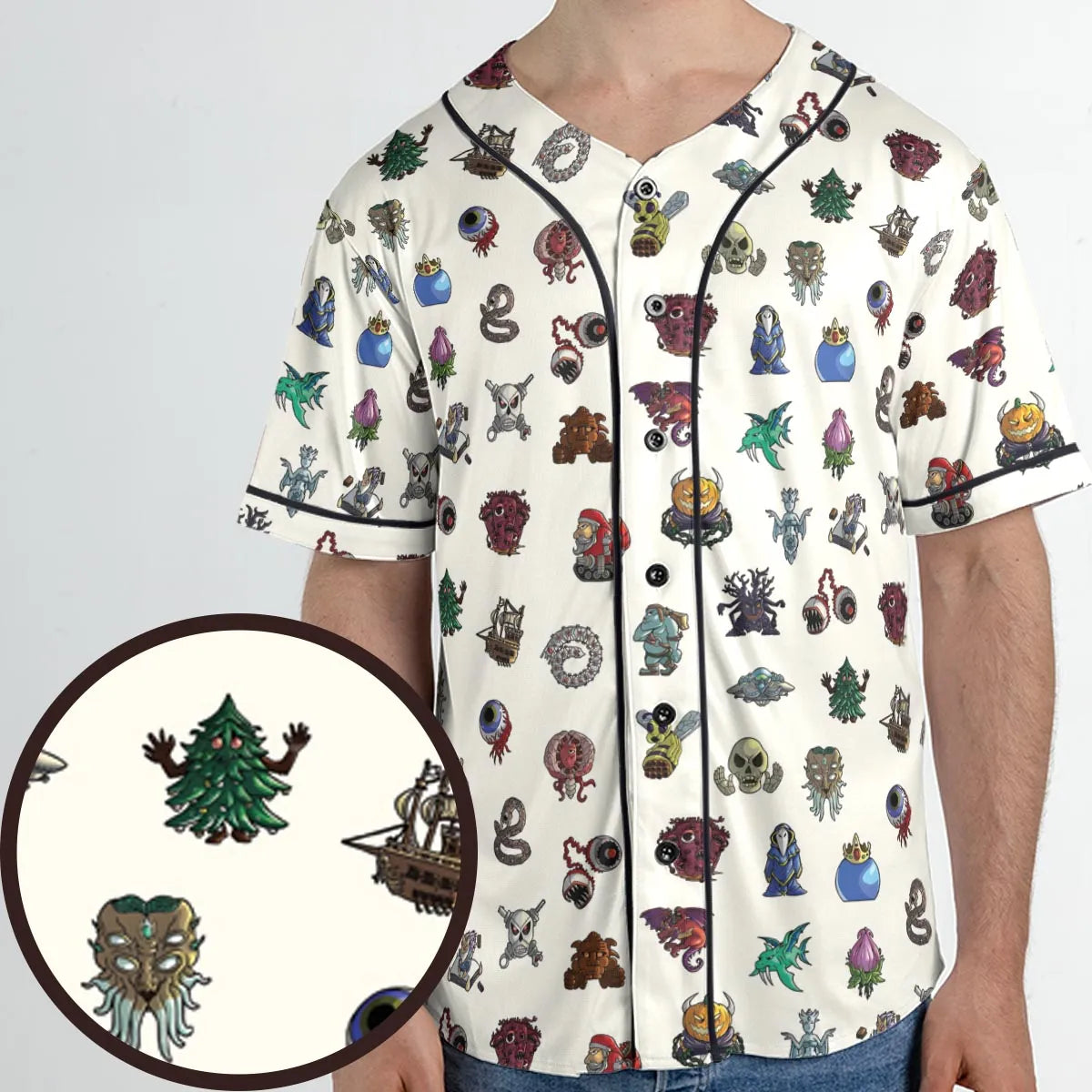 Unisex Baseball Jersey - R4EK3RC1