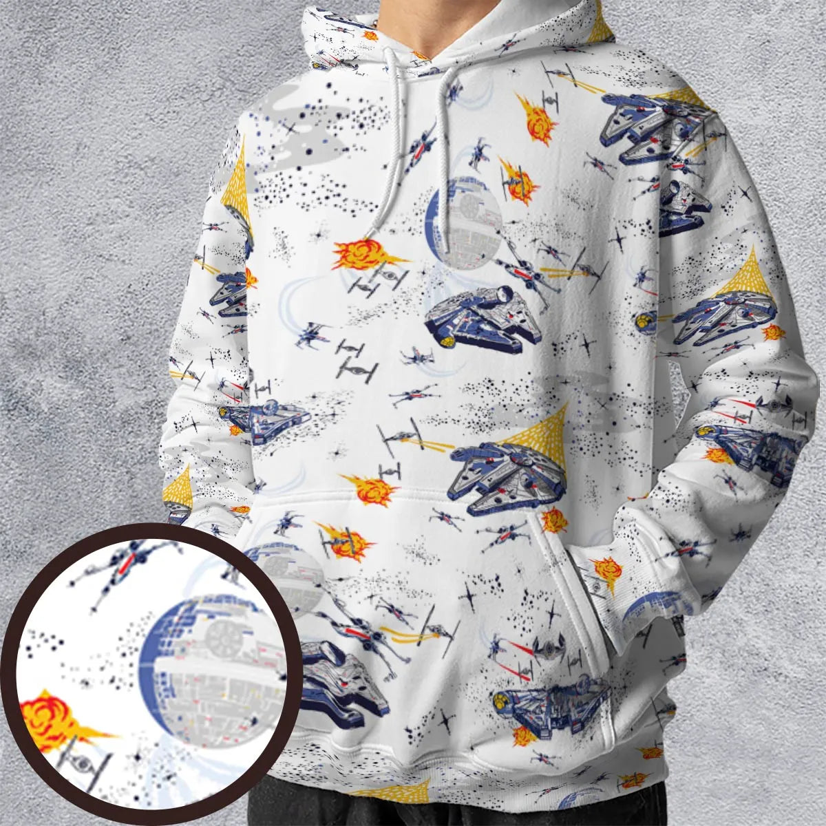 All-over Print Hoodie - AUX5H39H