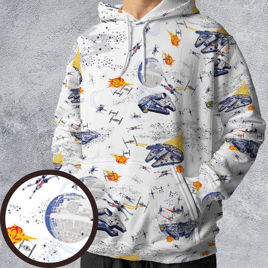 All-over Print Hoodie - AUX5H39H