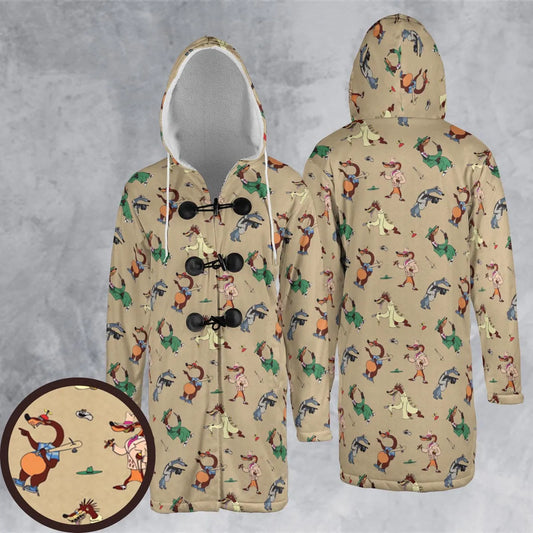 Hooded Cloak Coat - MBAS1DNH
