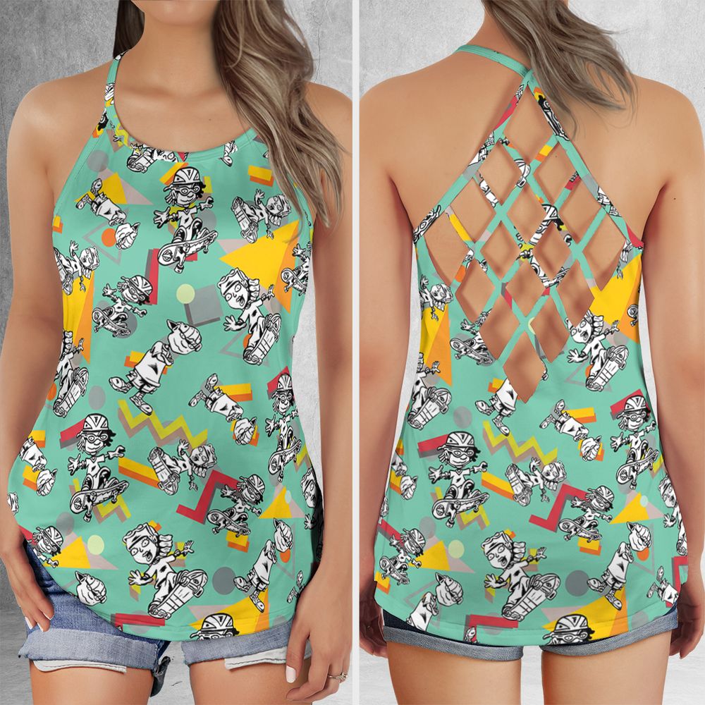 Criss Cross Tank Top - ULN56DC2 -  - 1