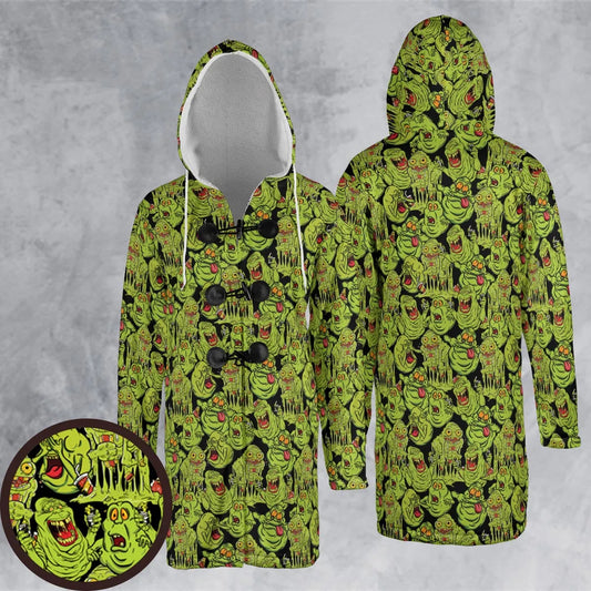 Hooded Cloak Coat - DK6H43DR