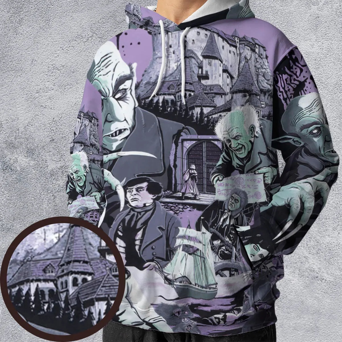 All-over Print Hoodie - V8CQHNHZ