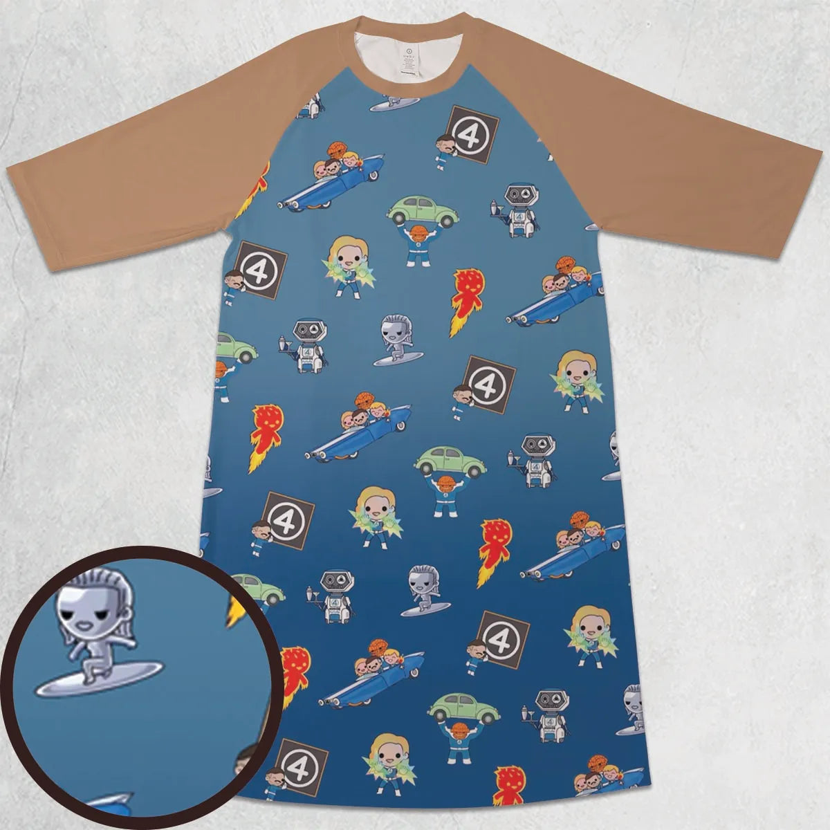 3/4 Sleeve Raglan Dress - RDAH1PGK