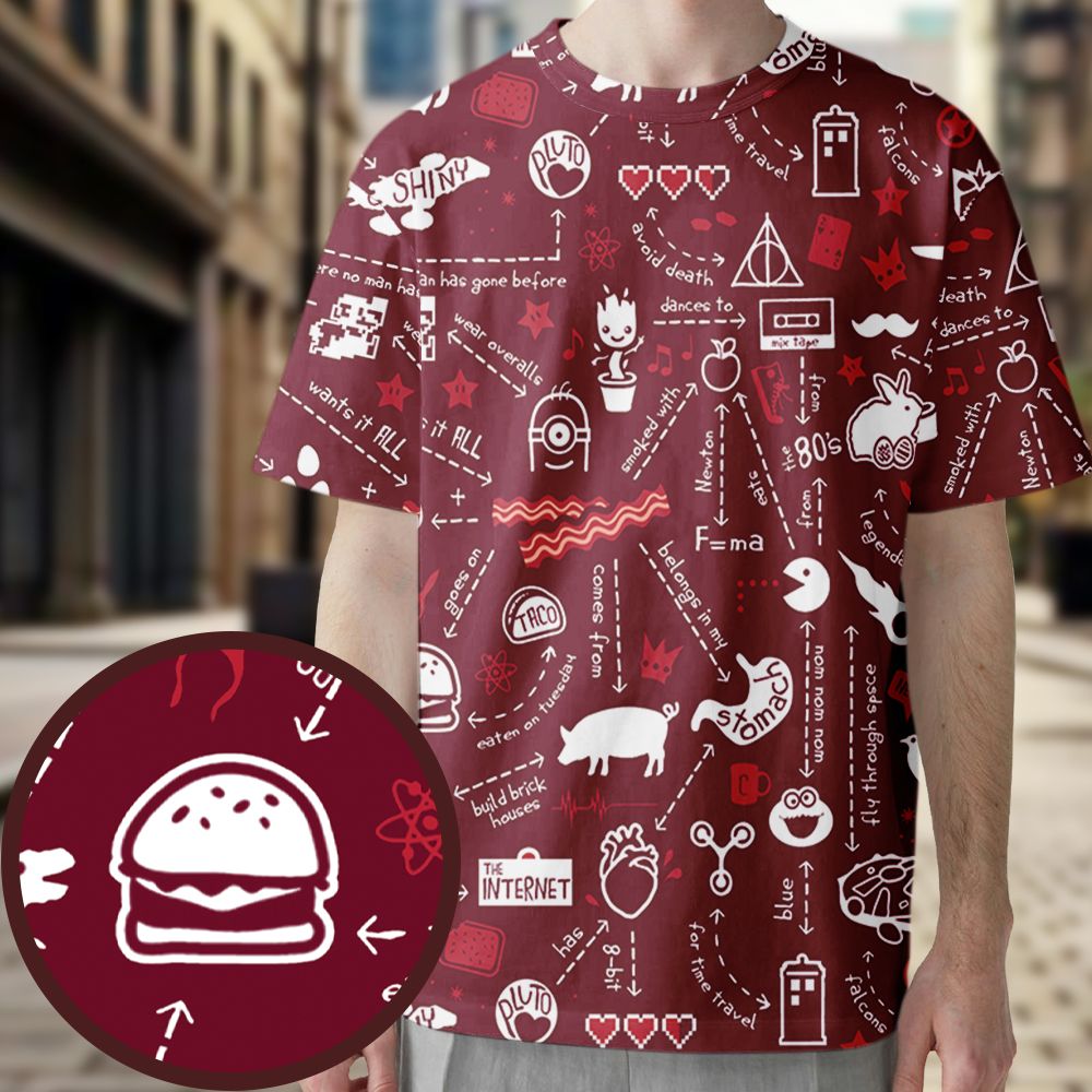 All-Over Print Unisex T-Shirt - L4BPP41N -  - 1