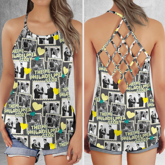 Criss Cross Tank Top - DK74P9MV -  - 1