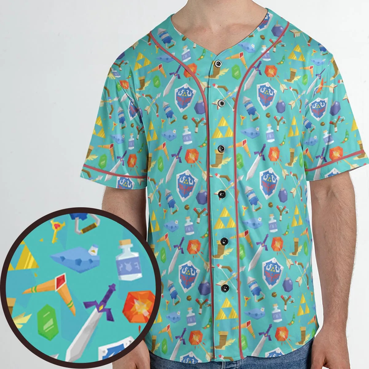 Unisex Baseball Jersey - 5GRBDJF9