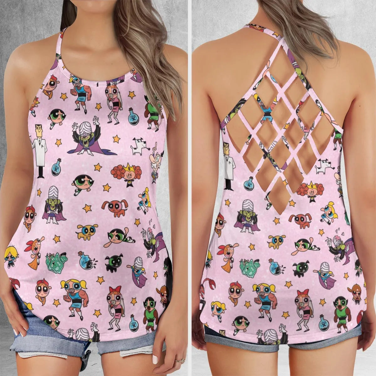 Criss Cross Tank Top - CEMCRG6A