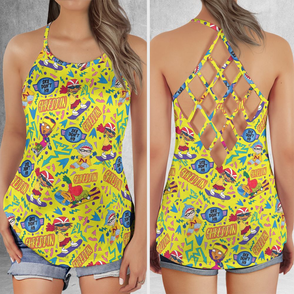 Criss Cross Tank Top - TPUZPXJT -  - 1