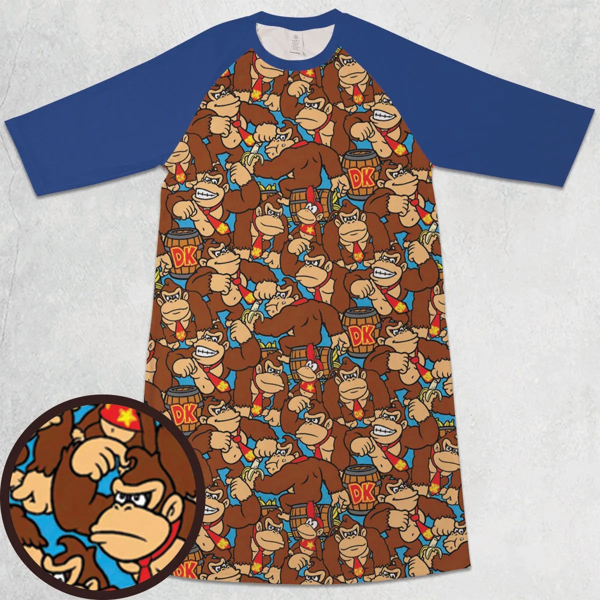 3/4 Sleeve Raglan Dress - P5Z4M7Z7