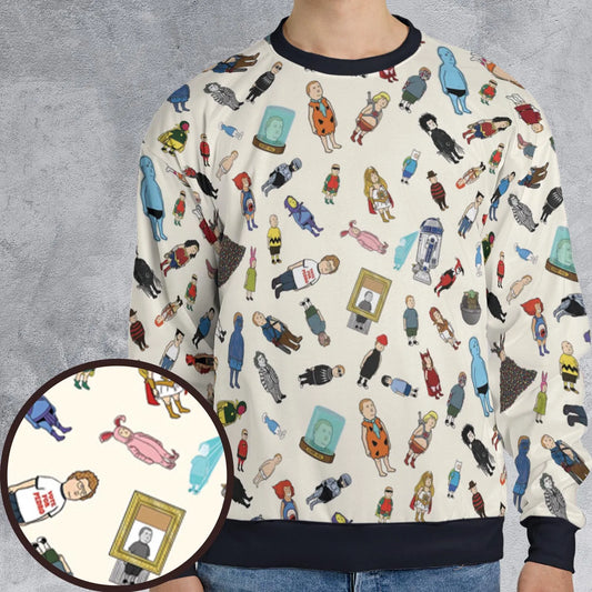 All-over Print Sweatshirt - U3UZB4E3
